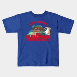 Bluey Glasshouse Primary School Full Color Kids T-Shirt